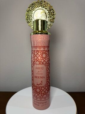 Areej Collection Reema Air Freshener 300ml | Luxury Pink Home Fragrance Spray